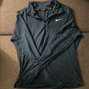 Nike Dark Teal Quarter-Zip Pullover